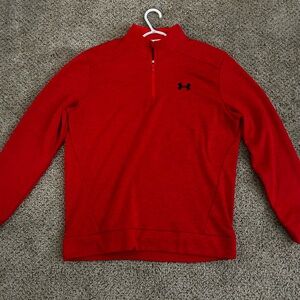 Under Armour Scarlet Quarter-Zip Top